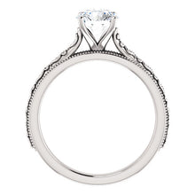 Load image into Gallery viewer, 14K Round Solitaire Engagement Ring Mounting