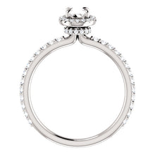 Load image into Gallery viewer, 14K Halo Style Engagement Ring