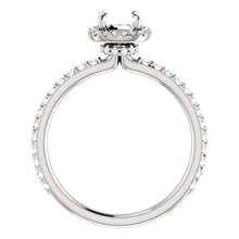 Load image into Gallery viewer, 14K Halo Style Engagement Ring