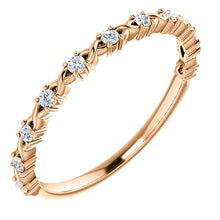 Load image into Gallery viewer, 14K Diamond Anniversary Band