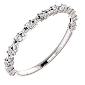 14K Diamond Anniversary Band