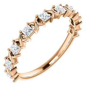 14K Diamond Anniversary Band