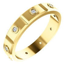 Load image into Gallery viewer, 14K Mens Round Diamond Ring
