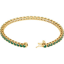 Load image into Gallery viewer, 14K Gold Line 7&quot; Bracelet