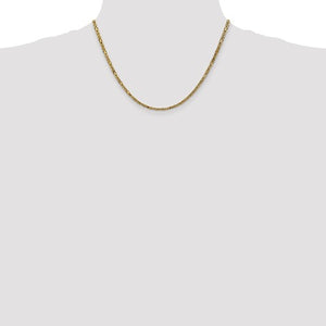 14K Gold/Sterling Silver Byzantine Chain