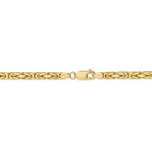 Load image into Gallery viewer, 14K Gold/Sterling Silver Byzantine Chain