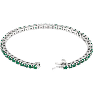 14K Gold Line 7" Bracelet
