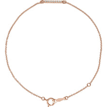 Load image into Gallery viewer, 0.07 CTW Diamond Bar Bracelet