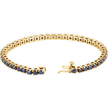Load image into Gallery viewer, 14K Gold Line 7&quot; Bracelet