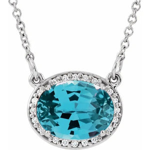 14K .05 CTW Diamond 16.5" Necklace
