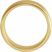 Load image into Gallery viewer, 14K Gold Beveled Edge Band with Satin Finish