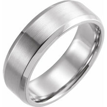 Load image into Gallery viewer, 14K Gold Beveled Edge Band with Satin Finish