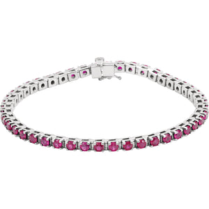 14K Gold Line 7" Bracelet