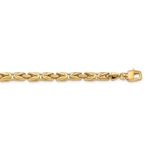 Load image into Gallery viewer, 14K Gold/Sterling Silver Byzantine Chain