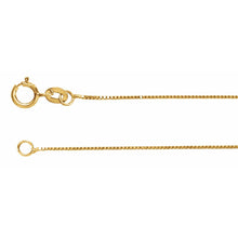 Load image into Gallery viewer, 14K White .55 mm Solid Box Chain