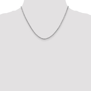 14K Gold/Sterling Silver Byzantine Chain