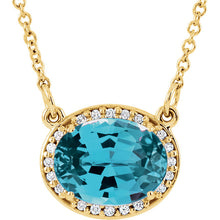 Load image into Gallery viewer, 14K .05 CTW Diamond 16.5&quot; Necklace